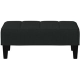  Stolček za noge črn 77x55x31 cm žamet | Shoptok.si