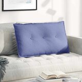  Jastuk za leđa Traper plava 80 x 19 x 50 cm tkanina | shoptok.hr