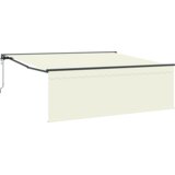  Retraktilna tenda krema 400 × 300 cm Poliester in aluminij, (5000206972) | Shoptok.si