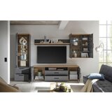 CARRYHOME TV-ELEMENT siva, hrast artisan | Shoptok.si