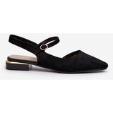 Sergio Leone Women's ballet flats with low heel and open back | Shoptok.si