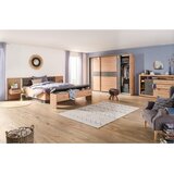 Modern Living Omara Z Drsnimi Vrati Chanton, Siva, Barva Hrasta | Shoptok.si
