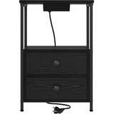  Noćni ormar 2 pcs Crni hrast 40 x 31 x 60 cm Konstruirano drvo | shoptok.hr