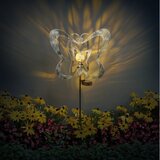 Globo 36581 - LED solarno svetlo LED/0,06W/3V IP44 srebrni leptir | Eponuda.com