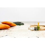 Kayoom RAVNO TKANA PREPROGA Fly 110 Weiß / Gold bela, zlate barve | Shoptok.si