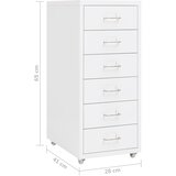  Mobilni ormarić za spise bijeli 28 x 41 x 69 cm metalni | Eponuda.ba