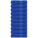 vidaXL Kopalne brisače 10 kos modra 100x150 cm 360 g/m² 100% bombaž Cene