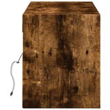 vidaXL Zidni TV ormarić LED boja dimljenog hrasta 140x31x38 cm | shoptok.hr