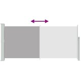  Uvlačiva bočna tenda 140 x 300 cm siva | shoptok.hr