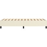  Okvir za krevet s oprugom krem 90x200 cm od umjetne kože | Eponuda.com