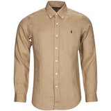 Polo Ralph Lauren Srajce z dolgimi rokavi CHEMISE COUPE DROITE EN LIN Bež | Shoptok.si