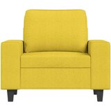  Fotelj svetlo rumen 60 cm blago | Shoptok.si