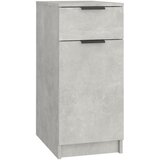 Furnova Omarica za pisalno mizo betonsko siva 33,5x50x75 cm konst. les, (21954066) | Shoptok.si
