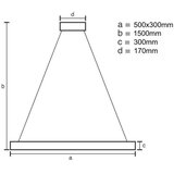  LED prigušiva luster na sajli LED/70W/230V 3000-6500K zlatna + daljinski upravljač | Eponuda.com