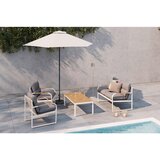 Mömax Lounge Garnitura Florenz 1, Svetlo Siva, 4-Delno | Shoptok.si