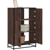 vidaXL Visoka omara rjavi hrast 68x35x106,5 inženirski les in kovina Cene