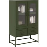  Visoka komoda maslinastozeleni 67 x 39 x 111 5 cm od čelika | shoptok.hr
