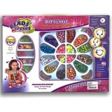 Magic Toys beads series: set za izdelavo nakita z biseri, gumo za lase in medaljonom, s 500+ biseri outlet | Shoptok.si