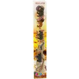  Set of Mini Figures Wild Animals Giraffe Zebra Lion 6-8cm 6pcs | shoptok.hr