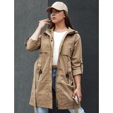 DStreet Kurtka parka damska MODERNS ciemnobeżowa | shoptok.hr