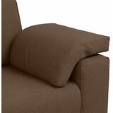 SOFA 3 pcs Smeđa 219 x 80 x 82 cm Platnasta tkanina | shoptok.hr