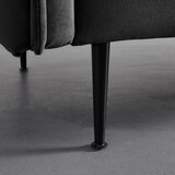 Bessagi Home zofa Yara, Črna, Žamet | Shoptok.si