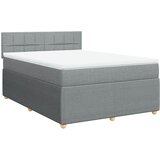  Krevet box spring s madracem svjetlosiva 160x200 cm tkanina | shoptok.hr