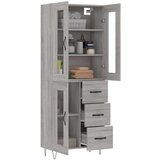  Visoka komoda siva sonome 69 5x34x180 cm od konstruiranog drva | shoptok.hr