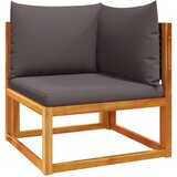  Kutna vrtna sofa s jastucima od masivnog drva bagrema | shoptok.hr