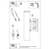 Nice Lamps Kremno bela stenska svetilka Castro – | Shoptok.si