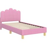  Posteljica za malčke z vzglavjem Roza 80 x 160 cm blago, (5000104887) | Shoptok.si