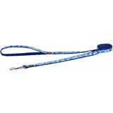 Rogz fashion povodac za pse, amphibian blue s, 1.8m/16mm, plavi Cene