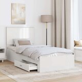  Konstrukcija postelje Bela 90 x 190 cm Konstruiran les, (5000104189) | Shoptok.si