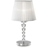 Ideal Lux - Kristalna stona lampa PEGASO 1xE27/60W/230V sjajni hrom | Eponuda.com