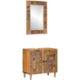  Set namještaja za kupaonicu 2 pcs Prirodna Čvrsto drvo manga | shoptok.hr