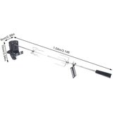 Bymaocar BBQ rotisserie kit, premium nerjaveče jeklo, 360° samodejna rotacija, črna, (5000249100) | Shoptok.si