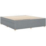  Okvir za krevet bez madraca svjetlosivi 200 x 200 cm od tkanine | Eponuda.ba