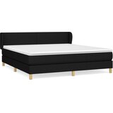 Maison Chic Box spring postelja - Vzmetna postelja z vzmetnico črna 180x200 cm blago SL1827, (21889025) | Shoptok.si