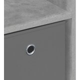  Kreveta s ladicama Betonski sivi 73,5 x 24 x 69,5 cm | shoptok.hr