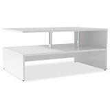  Stolić za kavu od konstruiranog drva 90 x 59 x 42 cm bijeli | shoptok.hr