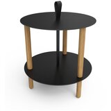 LIND DNA Okrogla stranska mizica ø 48 cm Strap L Bull – Cene