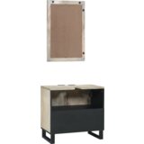 vidaXL Set namještaja za kupaonicu 2 pcs Bijela 62 x 33 x 58 cm | shoptok.hr