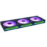 Lian Li Ventilator za ohišje UNI FAN SL-INF Wireless 120 Reverse Blade ARGB PWM 120mm, 3 Pack+kontroler, črn | Shoptok.si