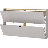 Germania Kremno bela preklopna/stenska omarica za čevlje v hrastovem dekorju 140x83x18 cm Ameca – | Shoptok.si