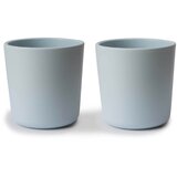 Mushie set 2 kozarčkov powder blue | Shoptok.si