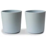 Mushie set 2 kozarčkov powder blue
