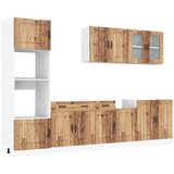  7-dijelni set kuhinjskih ormarića Kalmar konstruiranog drva | shoptok.hr