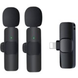  Dva bezicna mikrofona Lavalier za mobilni telefon K9 iPhone Lightning | ePonuda.com