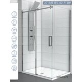Copen Tuš kabina C-02-7120REV Neptun Reverzibilna srebrni ram 120x80x190cm providno staklo 8mm | Eponuda.com