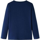  Dječja majica dugih rukava modra 128 | shoptok.hr